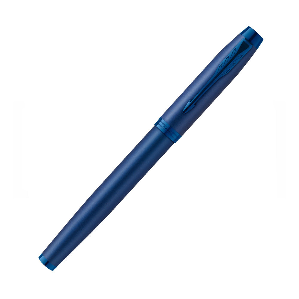 Parker IM Monochrome Blue Trim Rollerball Pen