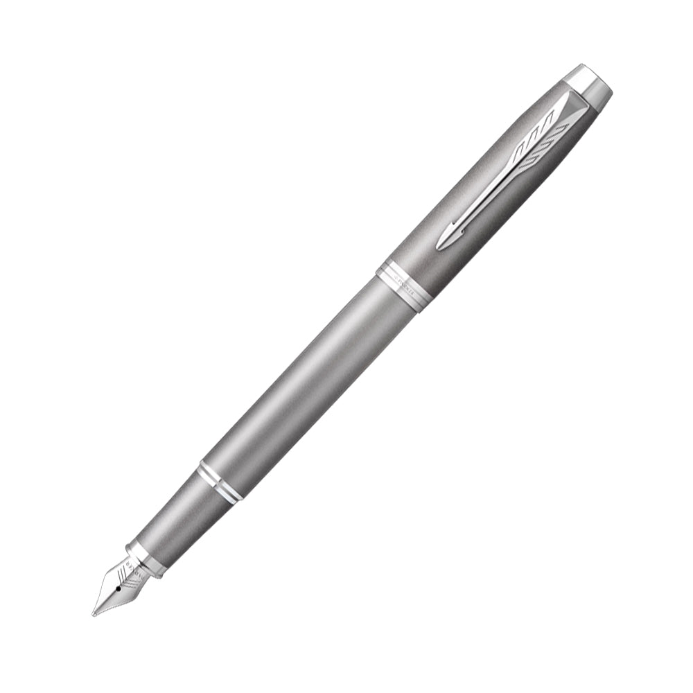 Parker IM Rituals Grey Gradient with Chrome-Plated Trim Fountain Pen - Fine Nib