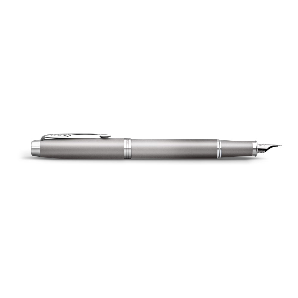 Parker IM Rituals Grey Gradient with Chrome-Plated Trim Fountain Pen - Fine Nib