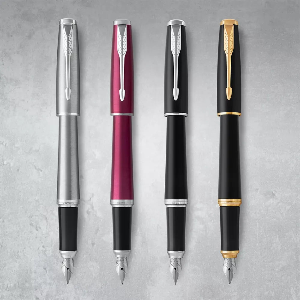 Parker Urban Muted Black GT Fountain Pen - Stainless Steel Nib