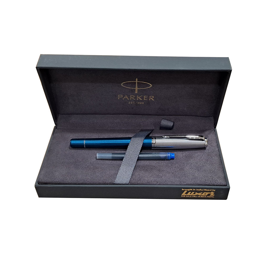 Parker Urban Premium Deluxe Dark Blue CT Fountain Pen - Medium Nib