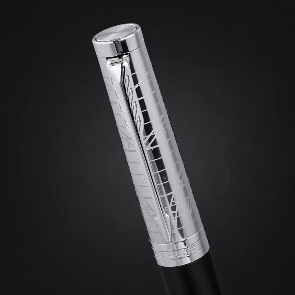 Parker Ingenuity Legacy of Flight Matte Black Lacquer CT Fountain Pen - Stainless Steel Nib