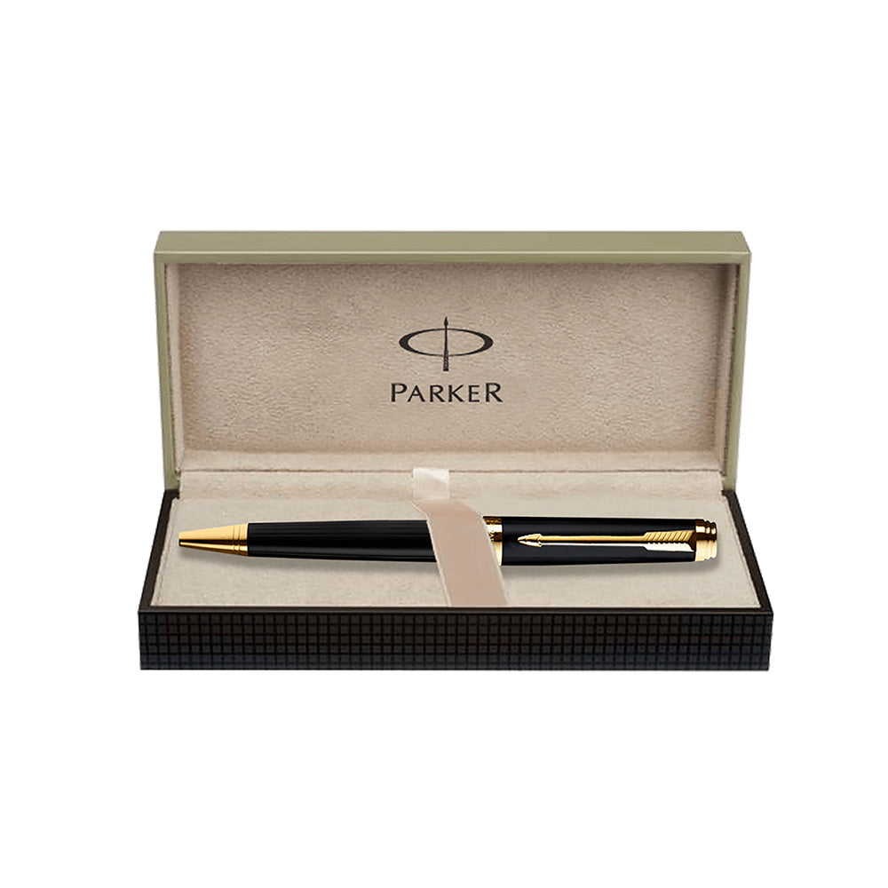 Parker Ambient Laque Black with Gold Trim Ball Pen