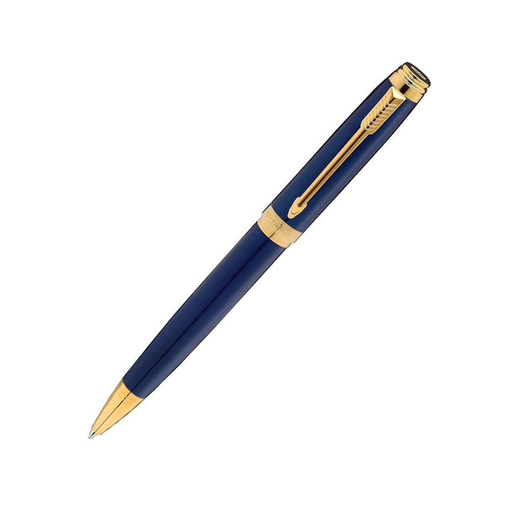 Parker Ambient Laque Blue Gold Trim Ballpoint Pen