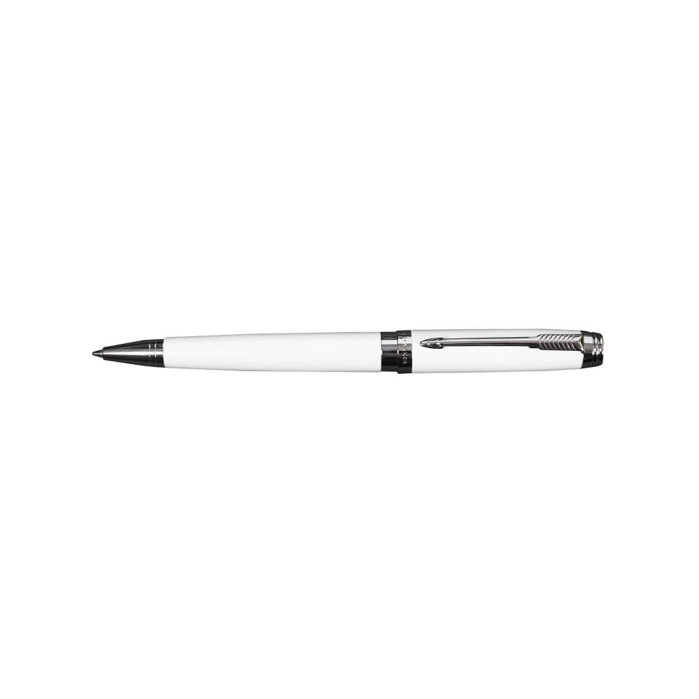 Parker Ambient White Chrome Trim Ballpoint Pen