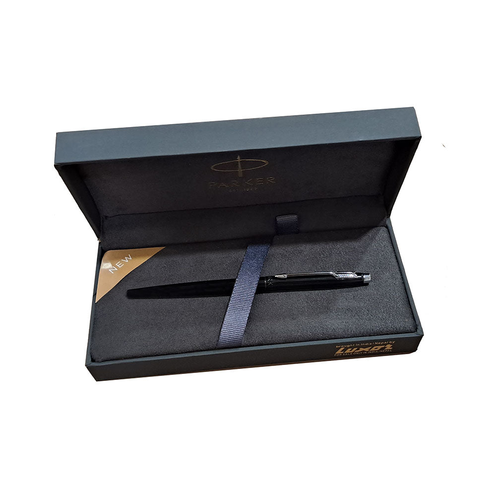 Parker Insignia Laque Black with Chrome Trim Ball Pen