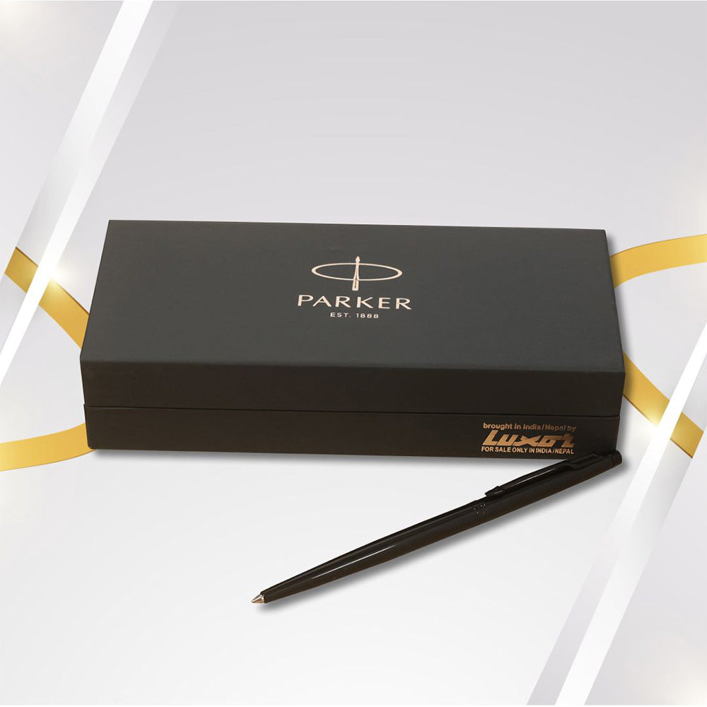 Parker Insignia Laque Black Metal Trim Ball Pen