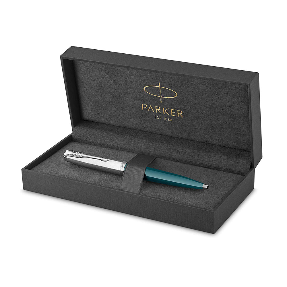 Parker 51 Teal Blue CT Ballpoint Pen