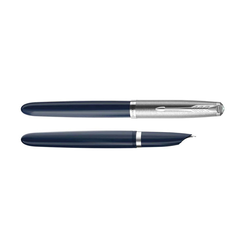 Parker 51 Midnight Blue Resin CT Fountain Pen – Fine Nib