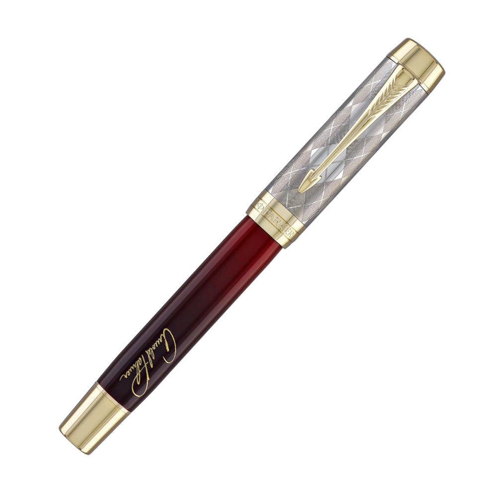 Parker Duofold Arnold Palmer Deep-Red Lacquer 23Kt Gold-Plated Trim Limited Edition Fountain Pen - 18Kt Gold Fine Nib
