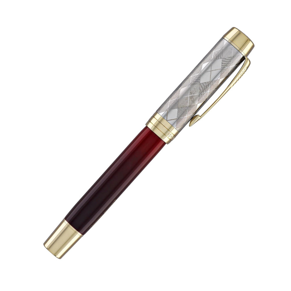 Parker Duofold Arnold Palmer Deep-Red Lacquer 23Kt Gold-Plated Trim Limited Edition Fountain Pen - 18Kt Gold Fine Nib