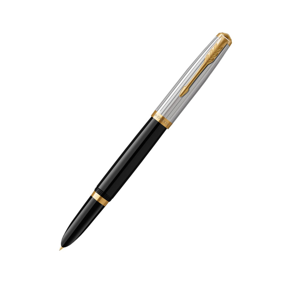 Parker 51 Black GT Fountain Pen – Fine Nib