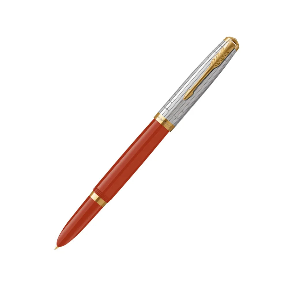 Parker 51 Red Rage GT Fountain Pen – Fine Nib