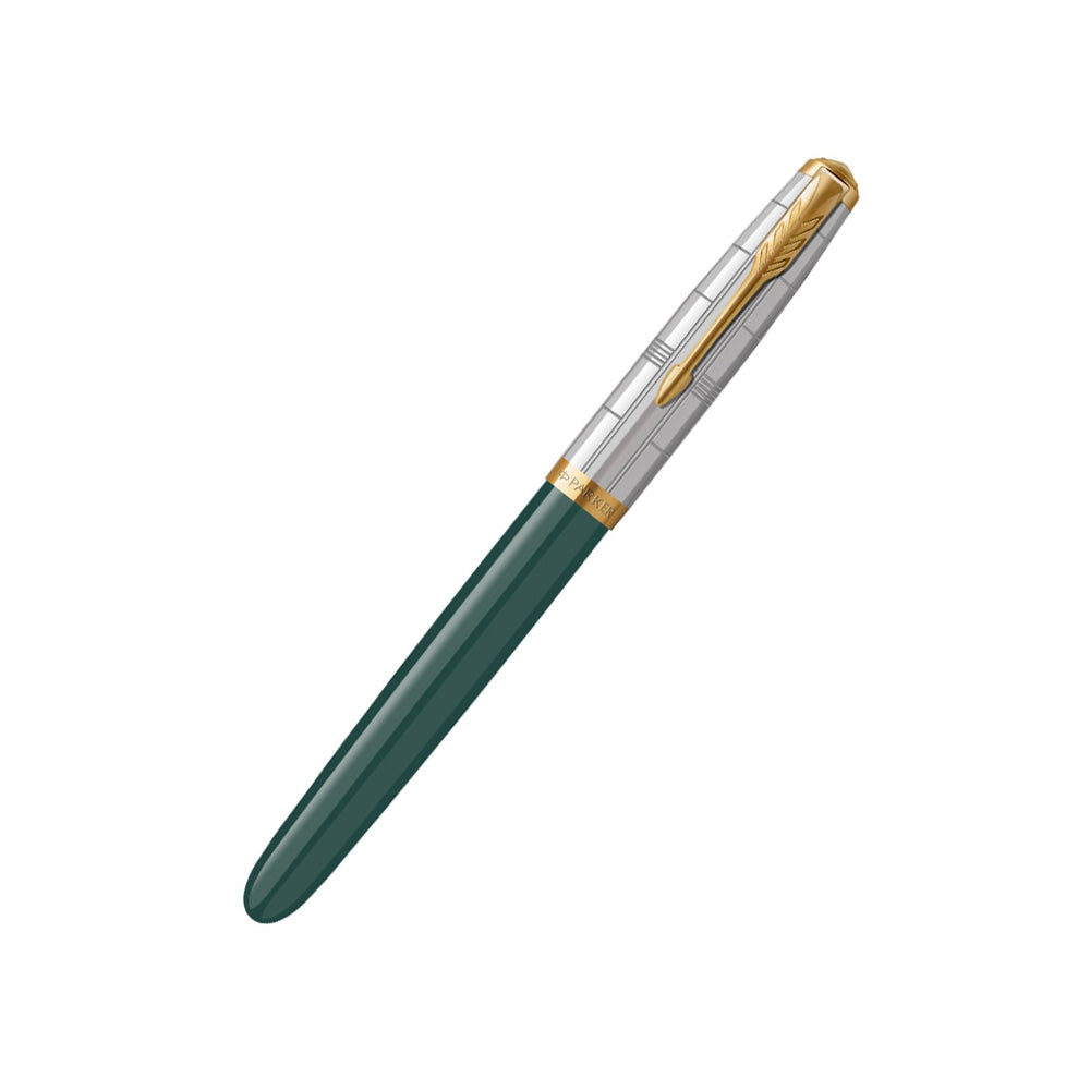 Parker 51 Forest Green GT Fountain Pen – Medium Nib