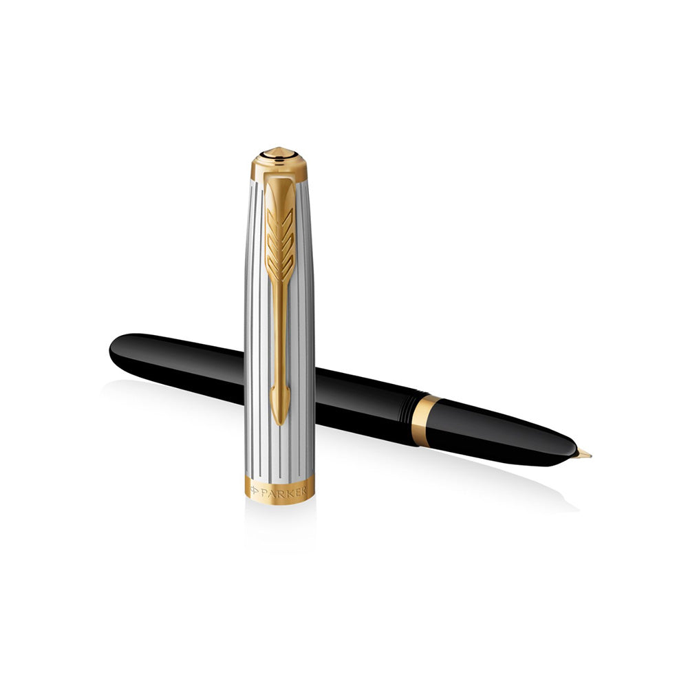 Parker 51 Black GT Fountain Pen – Medium Nib