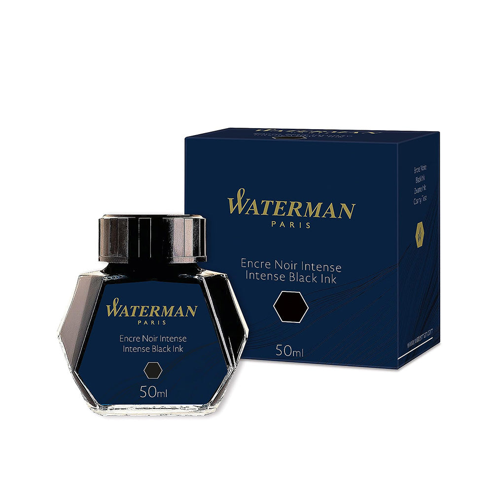Waterman Intense Black  – 50ml Ink Bottle
