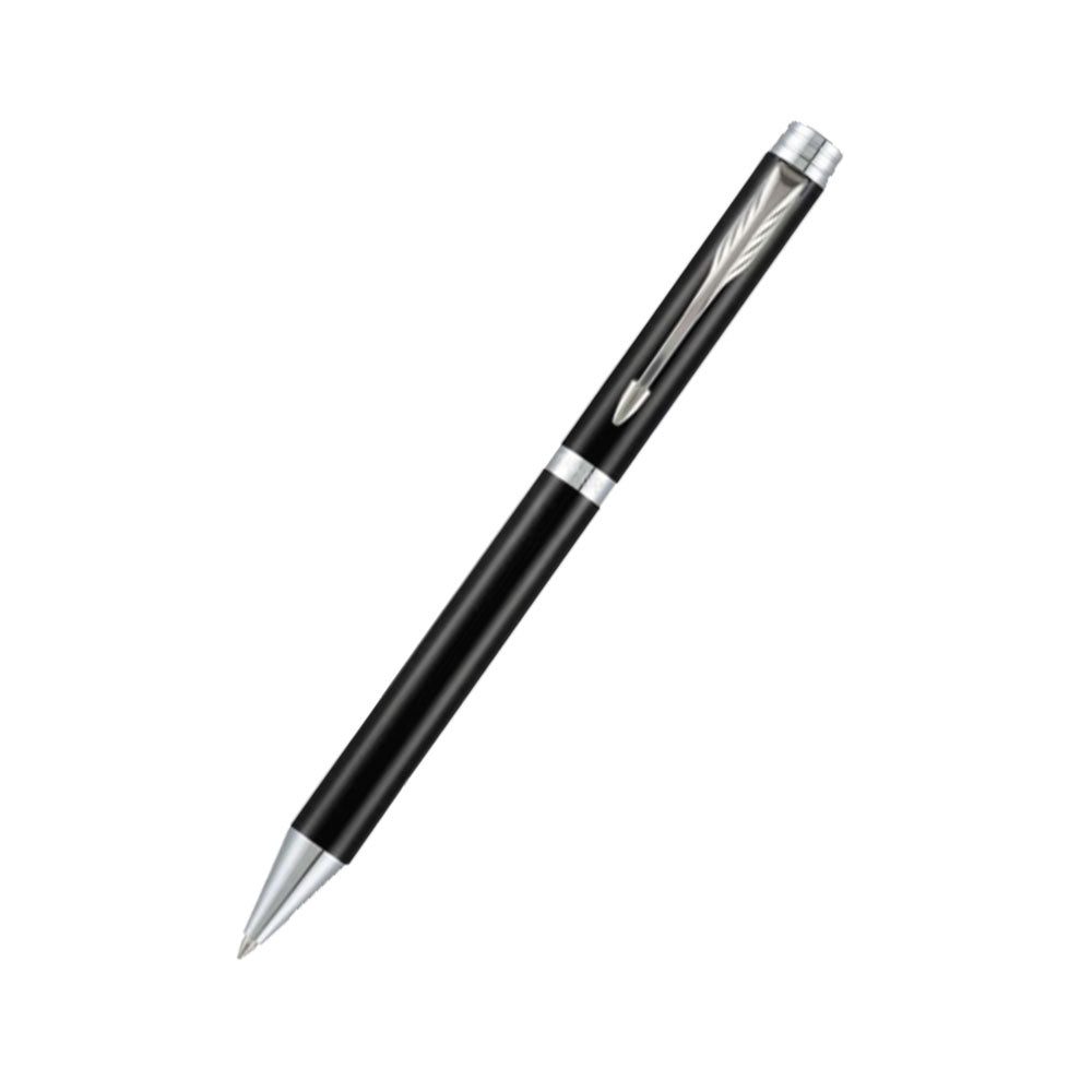 Parker Folio Standard Black Chrome Trim Ball Pen