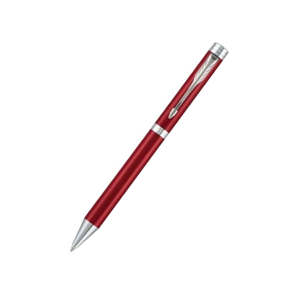 Parker Folio Standard Red Chrome Trim Ball Pen