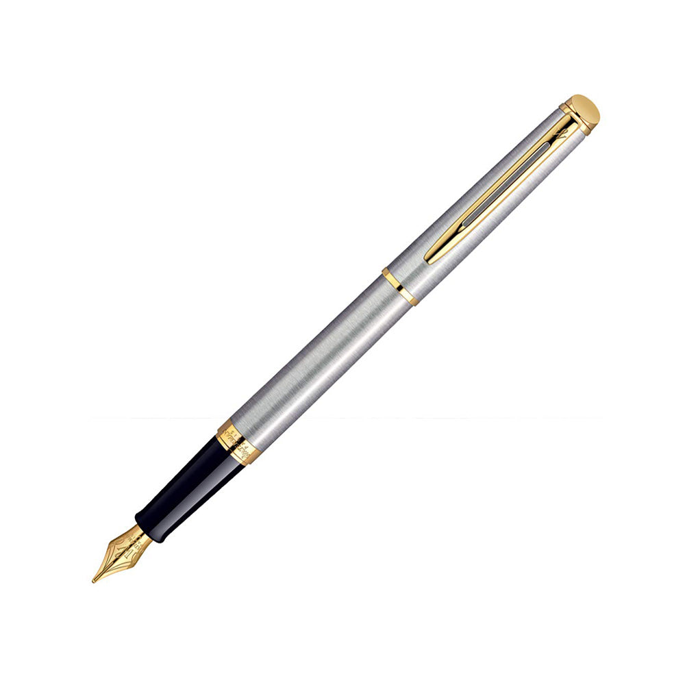 Waterman Hemisphere Stainless Steel GT Fountain Pen – Medium Nib