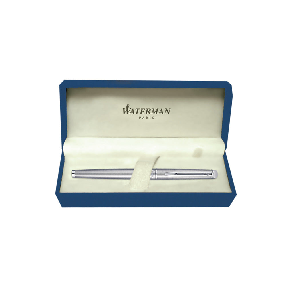 Waterman Hemisphere Stainless Steel CT Fountain Pen – Medium Nib
