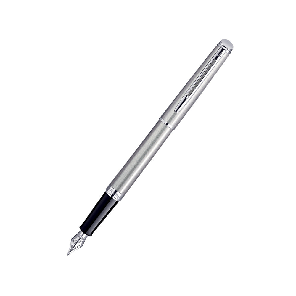Waterman Hemisphere Stainless Steel CT Fountain Pen – Medium Nib