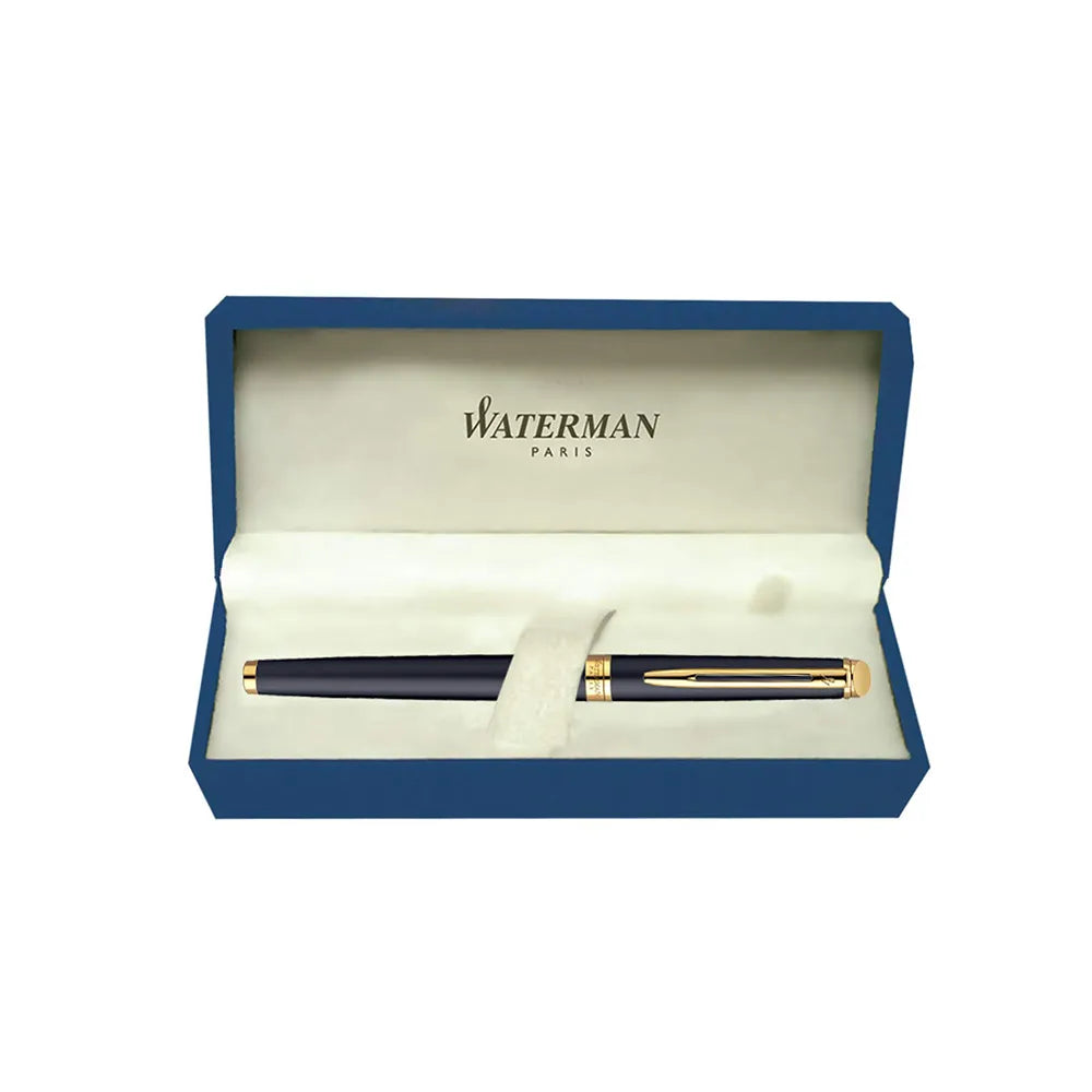 Waterman Hemisphere Matte Black GT Fountain Pen - Fine Nib