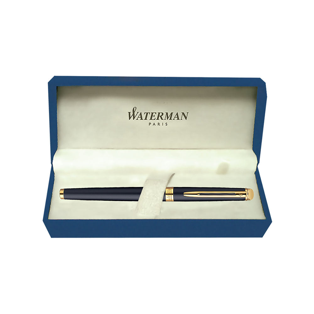 Waterman Hemisphere Matte Black GT Fountain Pen - Medium Nib
