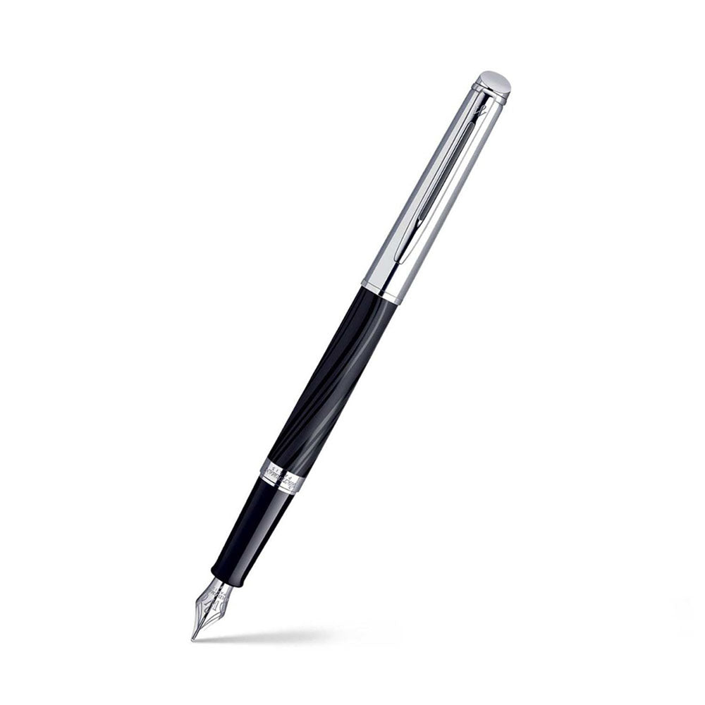 Waterman Hemisphere Deluxe Silk Black CT Fountain Pen - Medium Nib