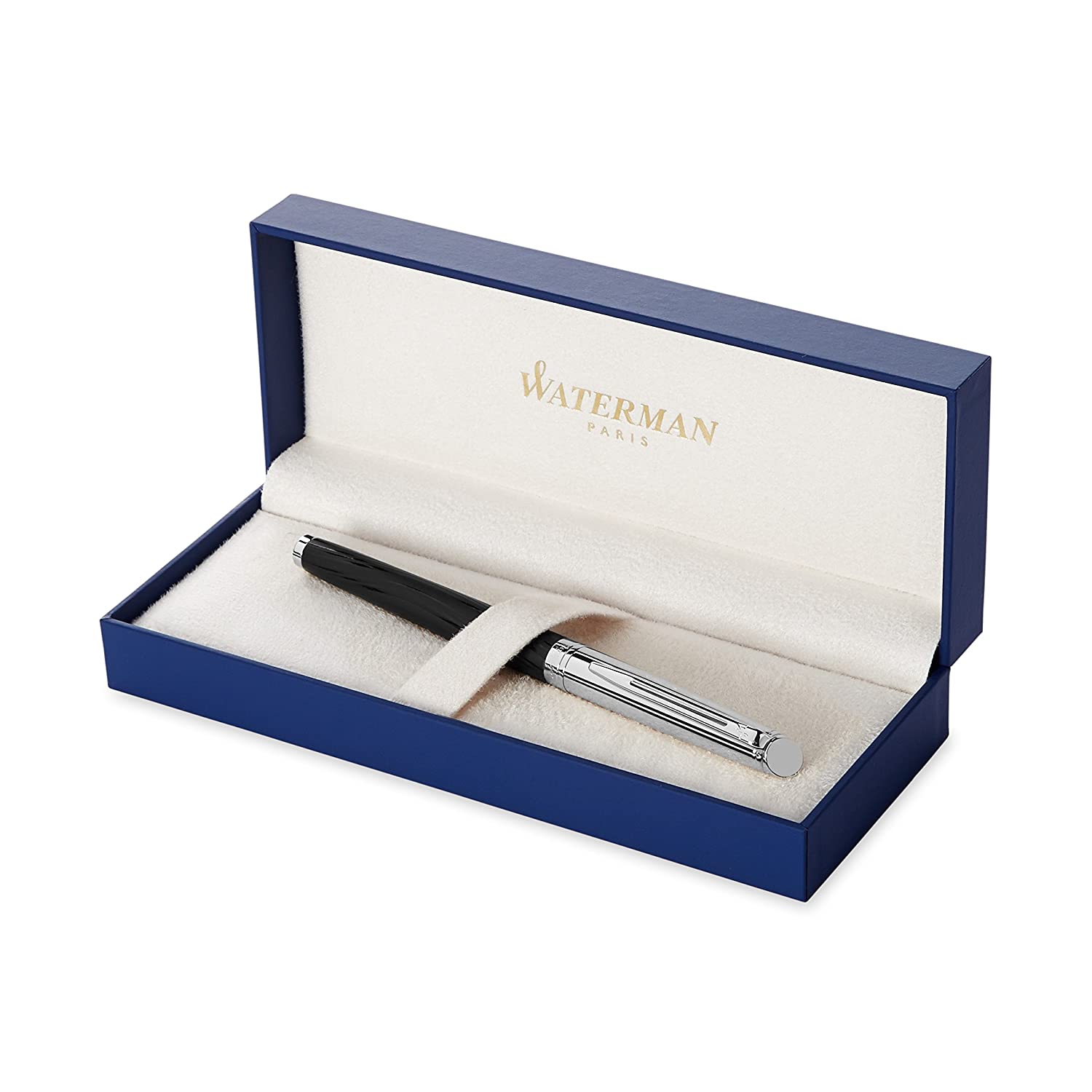 Waterman Hemisphere Deluxe Silk Black CT Fountain Pen - Medium Nib