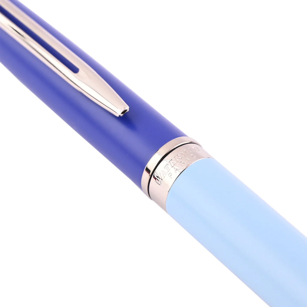 Waterman Hemisphere Colour Blocking Blue with Palladium Trim - Fine Nib