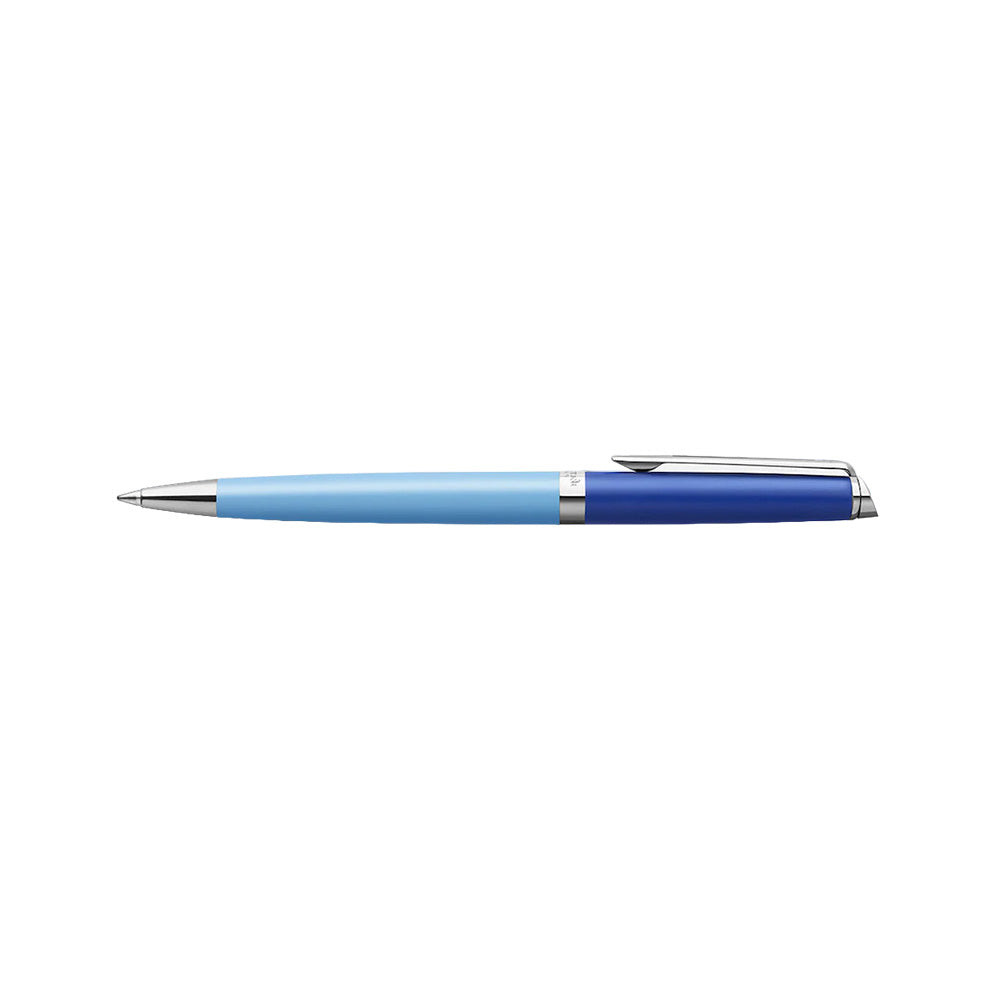 Waterman Hemisphere Colour Blocking Blue with Palladium Trim Ballpoint Pen