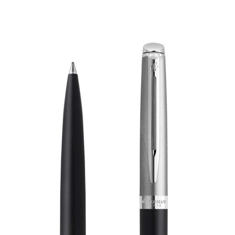 Waterman Hemisphere Sandblasted Steel Matte Black CT Ballpoint Pen