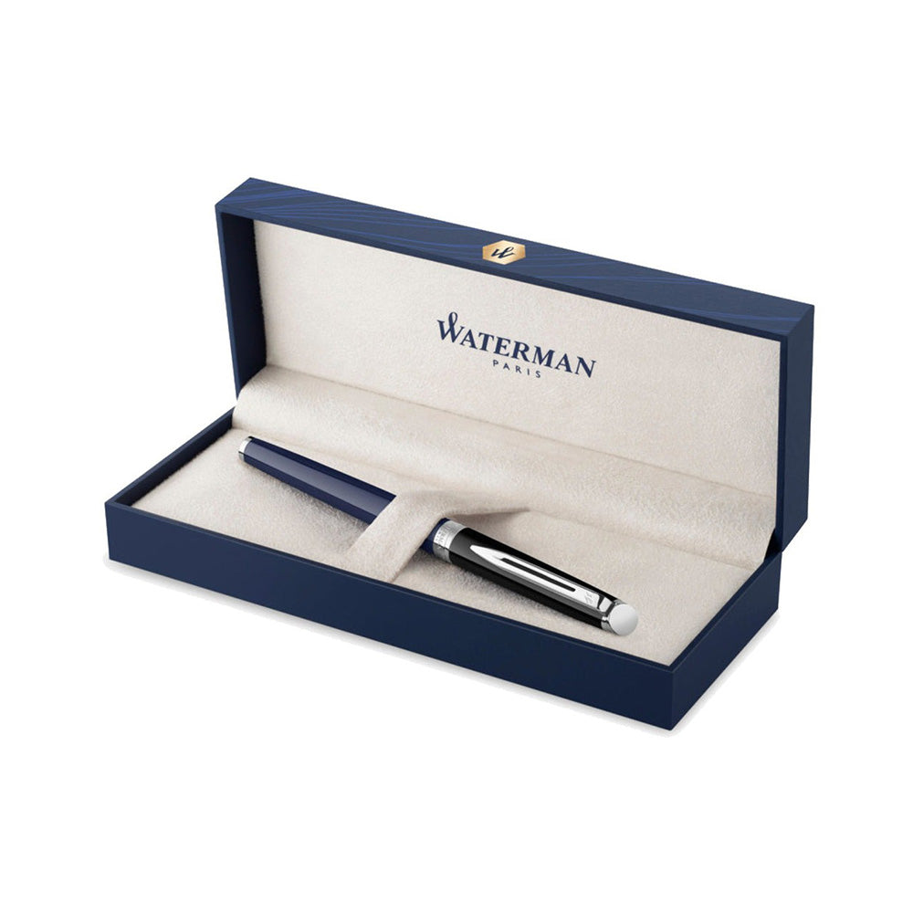 Waterman Hemisphere Colour Blocking Black & Blue CT Fountain Pen - Fine Nib