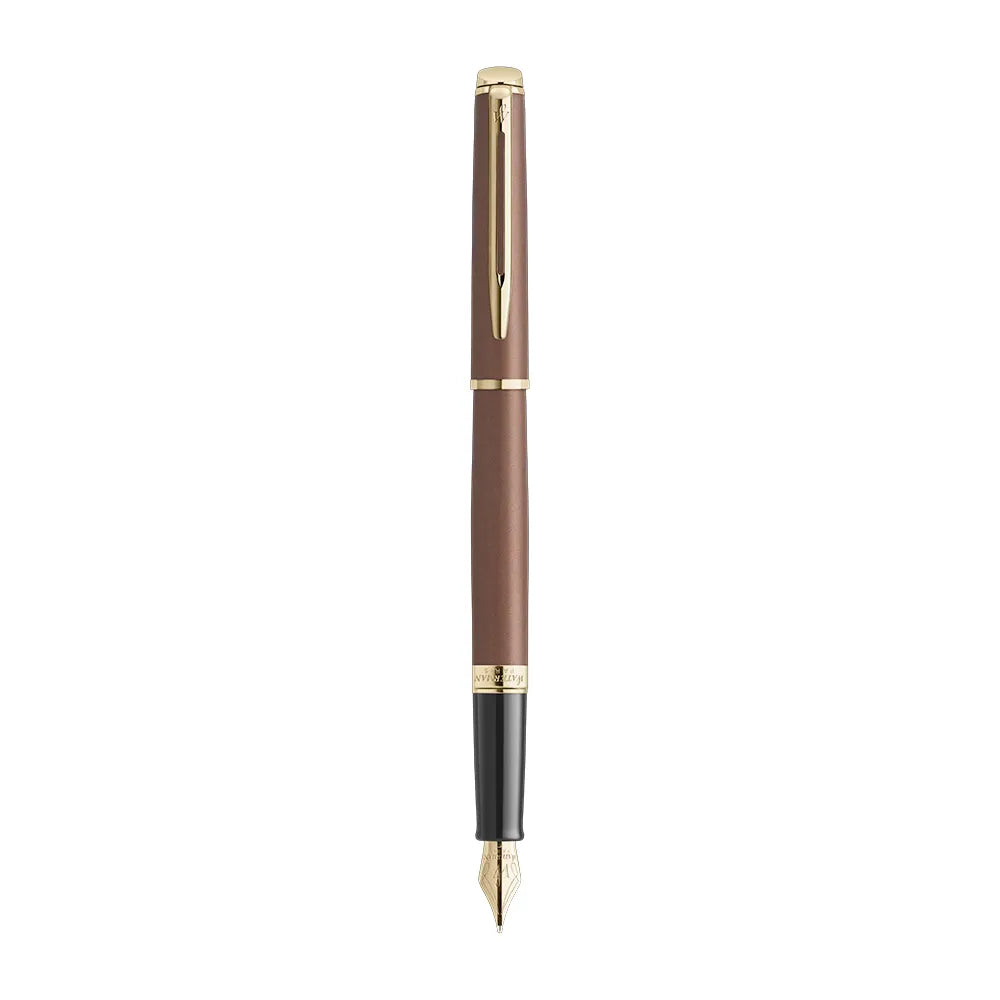 Waterman Hemisphere Metallic Copper Lacquer with Gold Trim Fountain Pen - Fine Nib