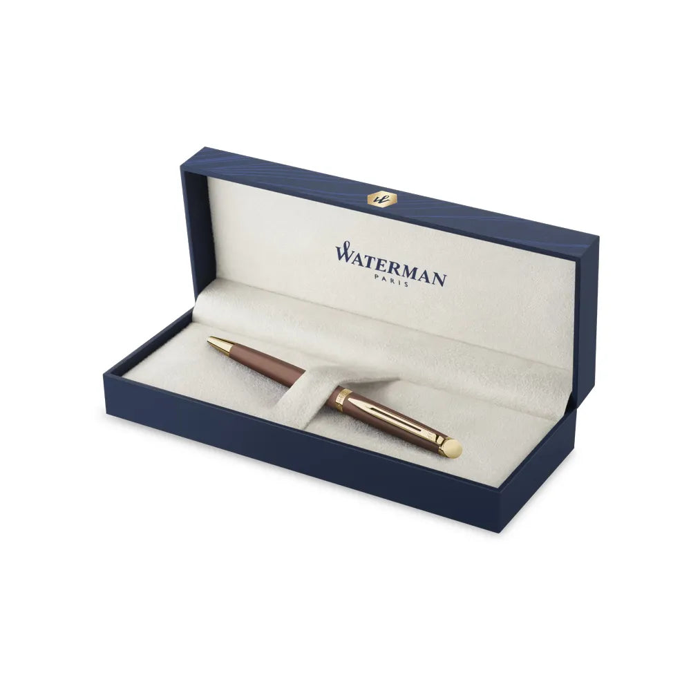 Waterman Hemisphere Metallic Copper Lacquer Gold Trim Ballpoint Pen