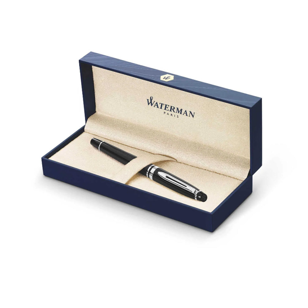 Waterman Expert Mars Black CT Fountain Pen – Medium Nib