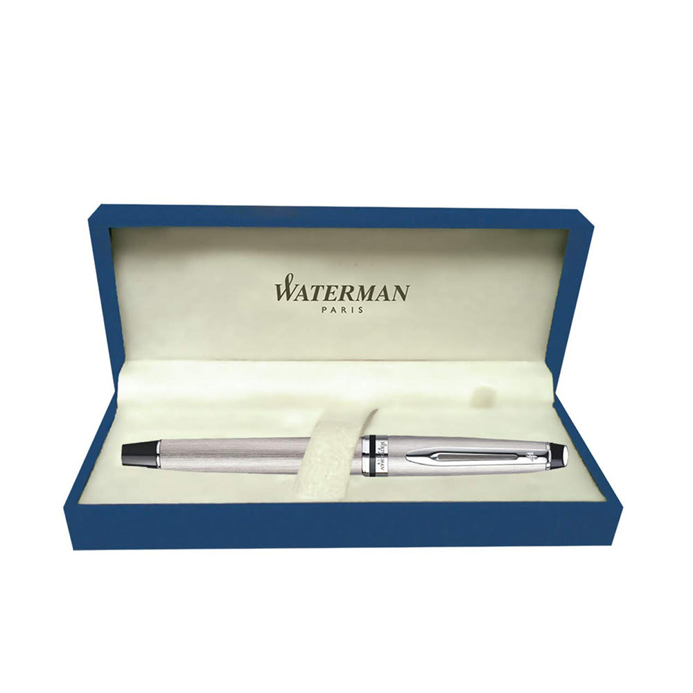 Waterman Expert Stainless Steel CT Fountain Pen – Fine Nib
