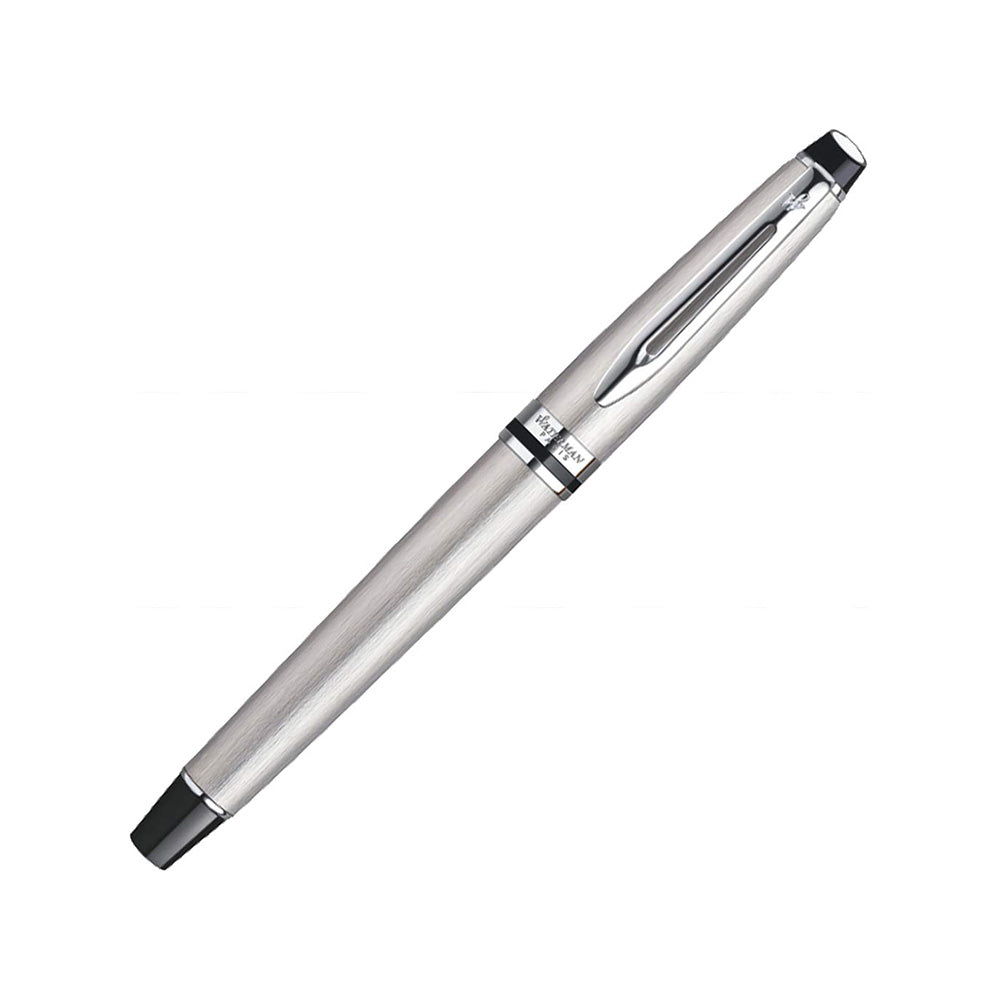 Waterman Expert Stainless Steel CT Fountain Pen – Medium Nib