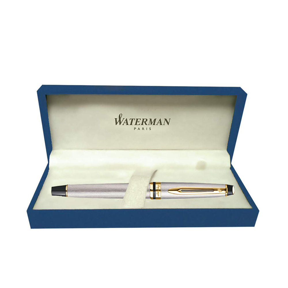 Waterman Expert Stainless Steel GT Rollerball Pen
