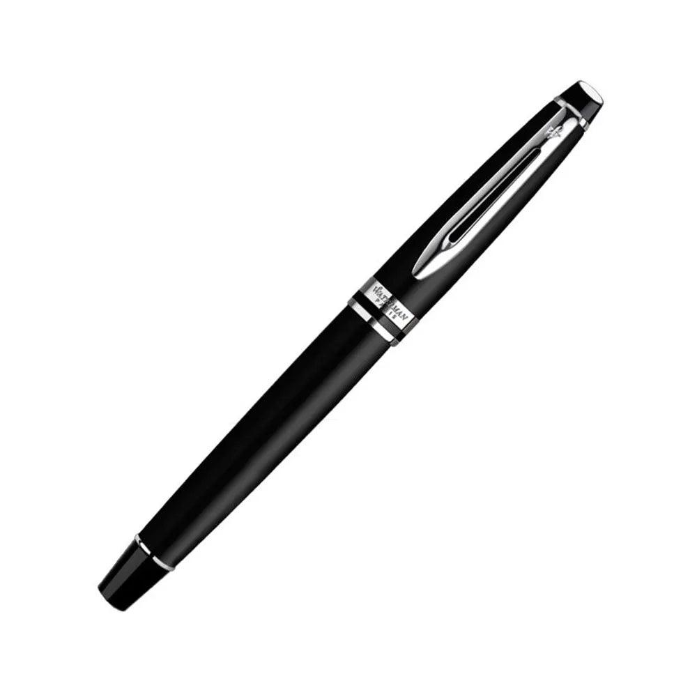Waterman Expert Matte Black Chrome Trim Rollerball Pen