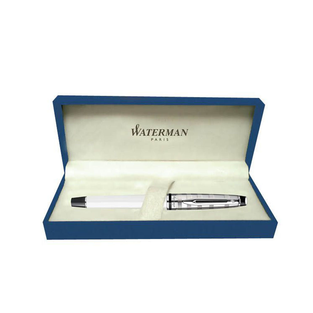 Waterman Expert Deluxe White CT Rollerball Pen
