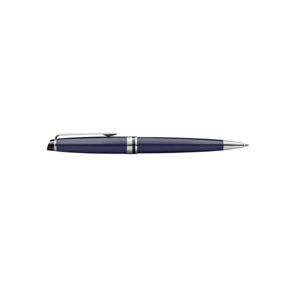 Waterman Expert Dark Blue Lacquer with Palladium-Coated Trim Ballpoint Pen