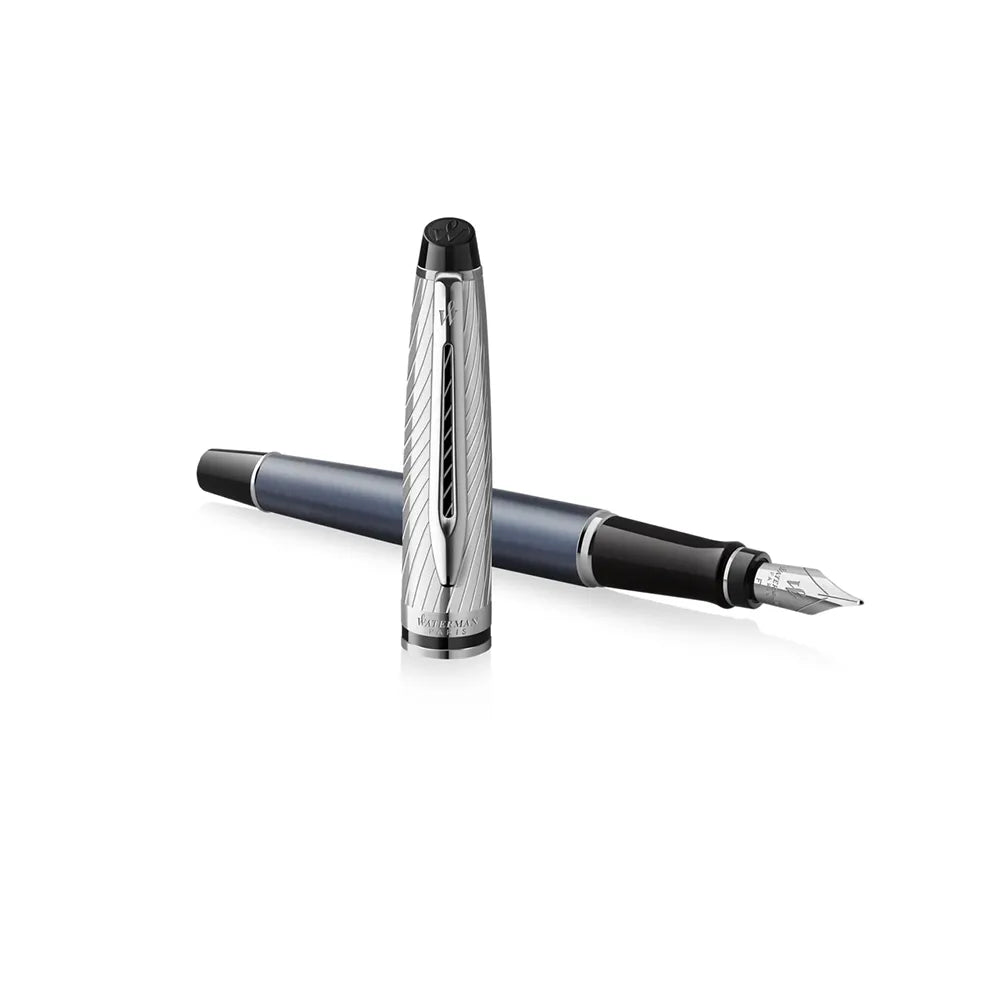 Waterman Expert Deluxe Metallic Stone Grey Lacquer CT Fountain Pen