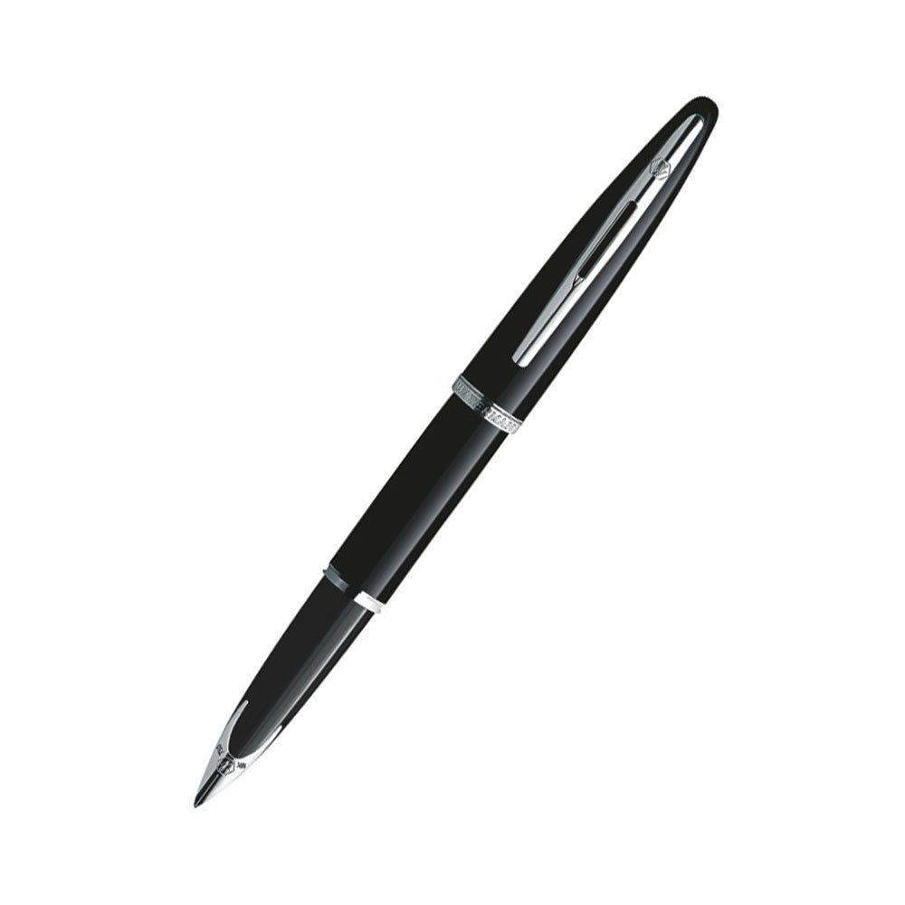 Waterman Carene Black Sea ST Fountain Pen - 18Kt Gold Rhodium-Plated Medium Nib