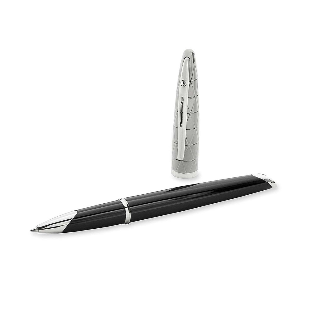 Waterman Carene Contemporary Black & Gunmetal ST Rollerball Pen