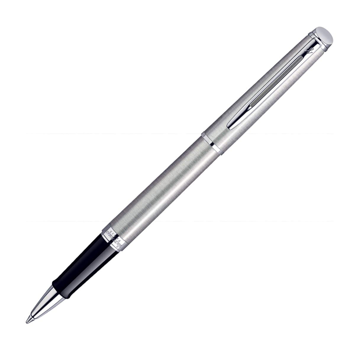Waterman Hemisphere Stainless Steel CT Rollerball Pen with Free Passport Holder
