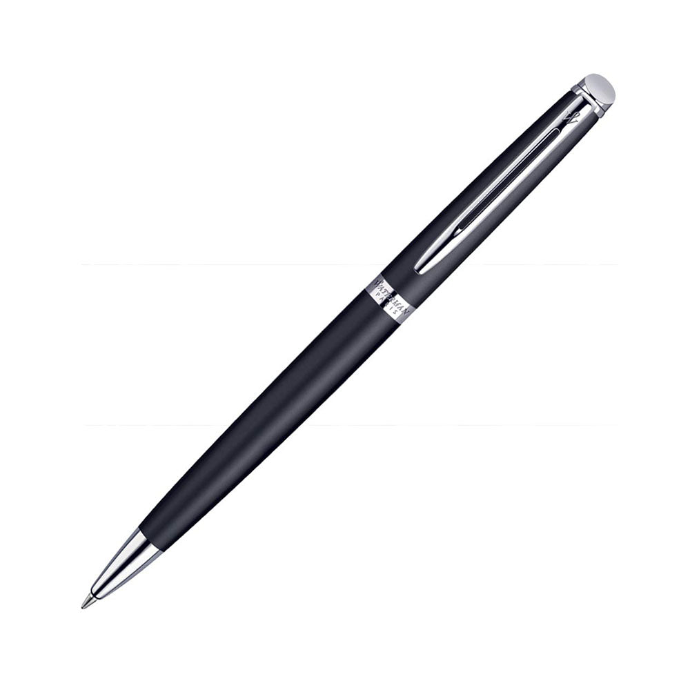 Waterman Hemisphere Matte Black CT Ball Pen with Passport Holder Free
