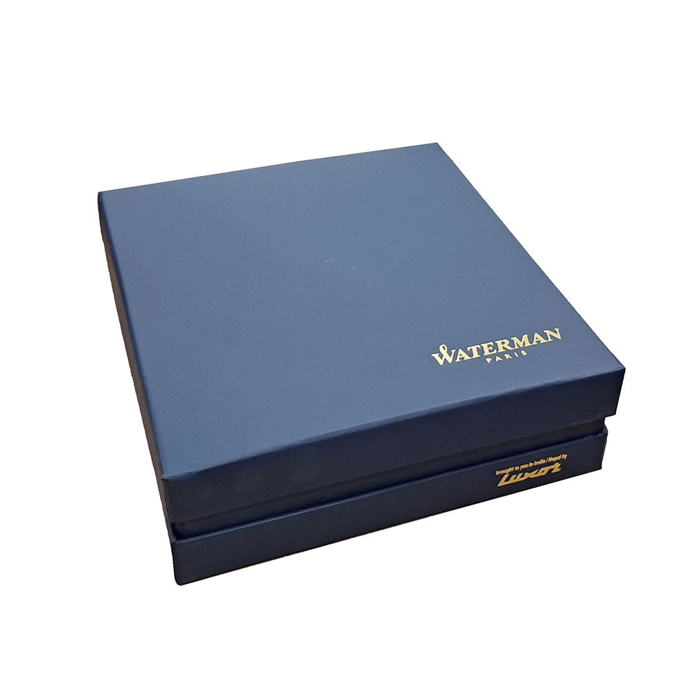 Waterman Hemisphere Matte Black CT Ball Pen with Passport Holder Free