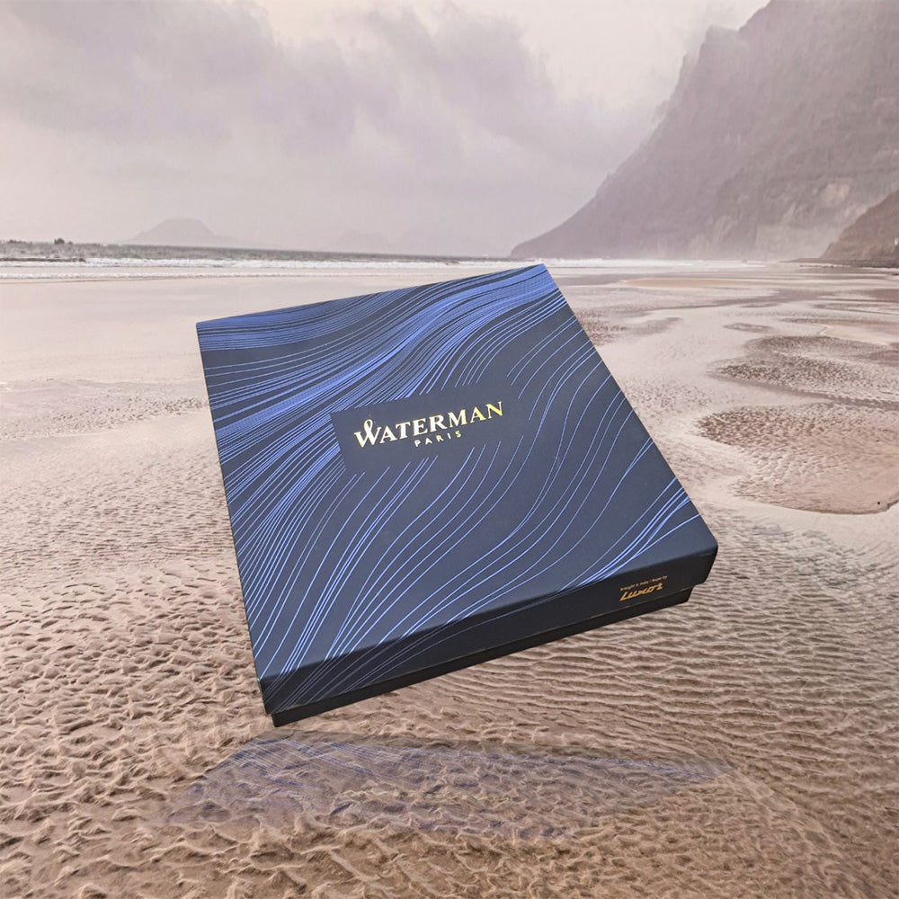 Waterman Allure Deluxe Pink CT Ballpoint Pen With A5 Notebook