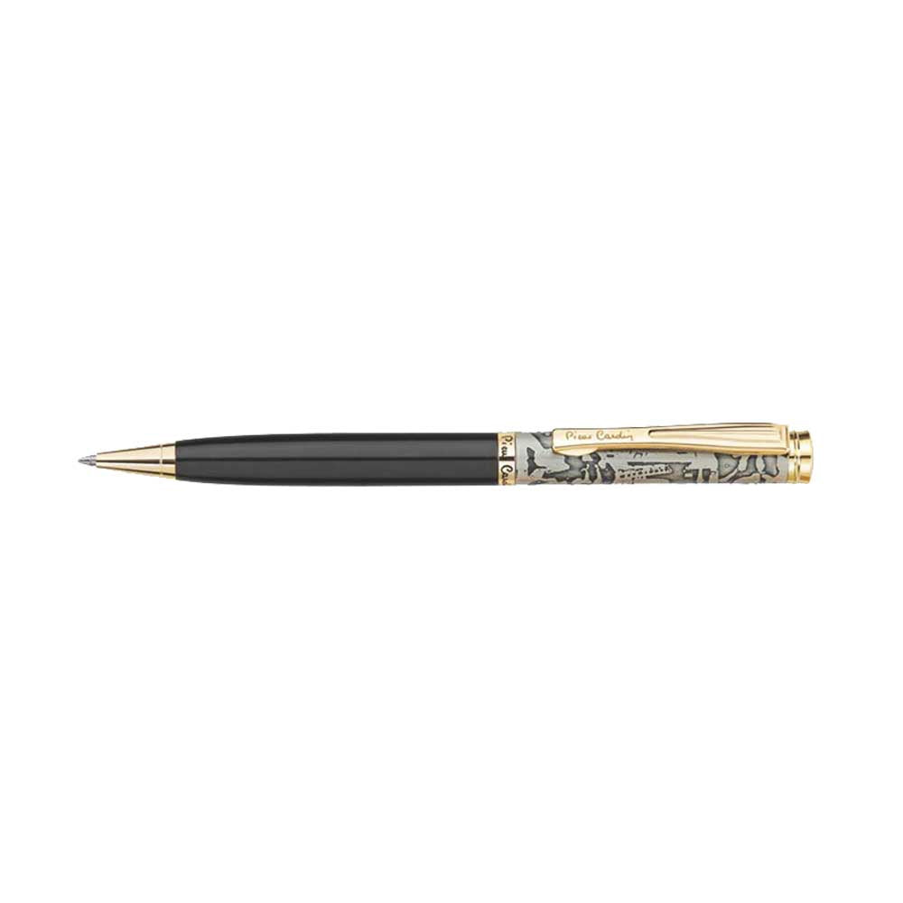 Pierre Cardin Antica Exclusive Black-Silver Ballpoint Pen